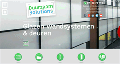 Desktop Screenshot of duurzaamsolutions.com